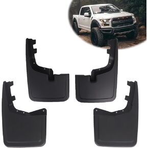 Mud Flaps Compatible with Ford F150 2021 2022 2023 2024, All Weather Guard Mud Guards Splash Front & Rear, 4PCS/Set (Not fit Lightning, Raptor and Fender Flares)