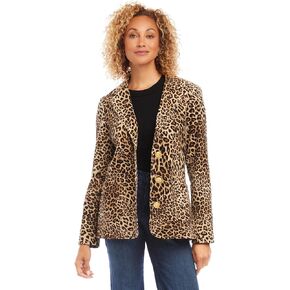 سترة كارين كين النسائية ذات اللون الفهد in Kuwait