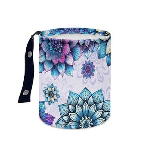 Avocado Print Car Garbage Can Multipurpose Foldable Removed Hanging Dustbin Bin Leak Proof Trash Bag Cute for Picnic Hiking Beach