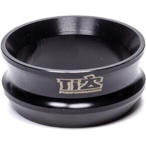Axle Spacer, 1 in Wide Tapered, 1-3/4 in ID, Aluminum, Black Anodize, 1-7/8 in Micro/Mini Axles- Each