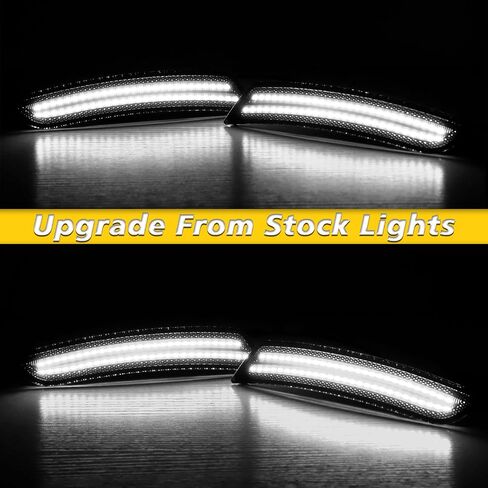 Bestview LED Side Marker Light Kits for Chevy Camaro 2016 2017 2018 2019 2020 2021 2022 2023, 6th Gen Camaro Front Rear Bumper Sidemarker Lamps Smoked Lens Pink Purple,Pack of 4 in Saudi Arabia