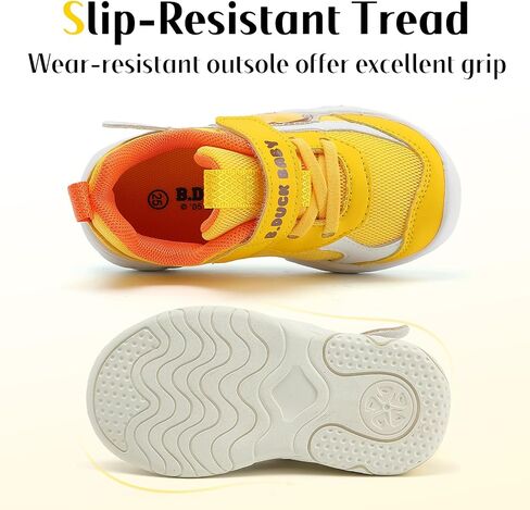 B.Duck Toddler Shoes for Girl and Boy Light Up Shoes [Comfortable & Playful] Kids Shoes with Led Toddler Running Shoes Toddler/Little Kid Sneakers Cute Cartoon Dinosaur Shoes Size 4-13 in Saudi Arabia