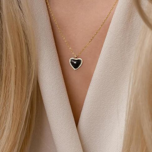 Joxevyia Carnelian Crystal Heart Necklace Raw Stone Healing Crystals Dainty Heart Gemstone Gold Pendant Necklace Anniversary Birthday Valentines Gift for Her in Kuwait