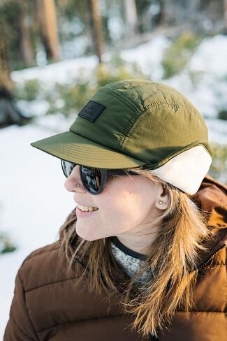 Tahoma Hat, Lightweight Insulated Winter Cap with Earflaps and Adjustable Spring Cord in Kuwait