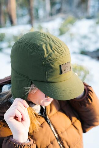 Tahoma Hat, Lightweight Insulated Winter Cap with Earflaps and Adjustable Spring Cord in Kuwait