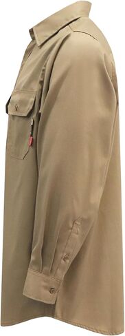 KONRECO FR Shirts for Men Fire Resistant Button Down Work Shirt 100% Cotton 6.5oz Lightweight Welding Shirts in Kuwait
