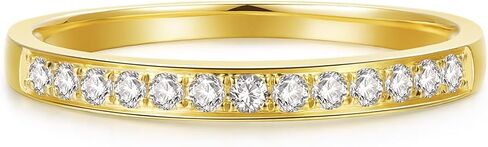 2mm Moissanite Wedding Bands, Moissanite Band Rings for Women, Eternity Rings in Saudi Arabia