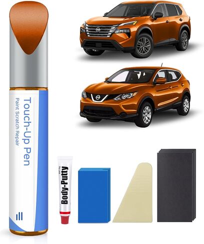 Glacier White/White(QAK) Touch Up Paint Repair Kit Compatible with Nissan - DIY Kit Exactly Matches Chips and Nicks in Kuwait