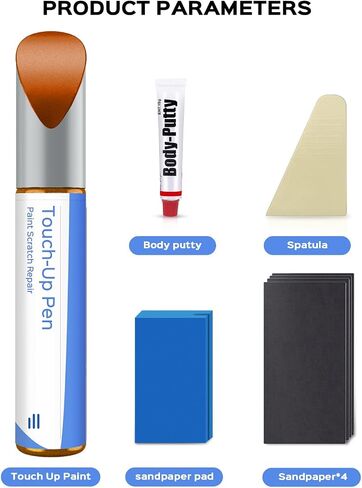 Glacier White/White(QAK) Touch Up Paint Repair Kit Compatible with Nissan - DIY Kit Exactly Matches Chips and Nicks in Kuwait