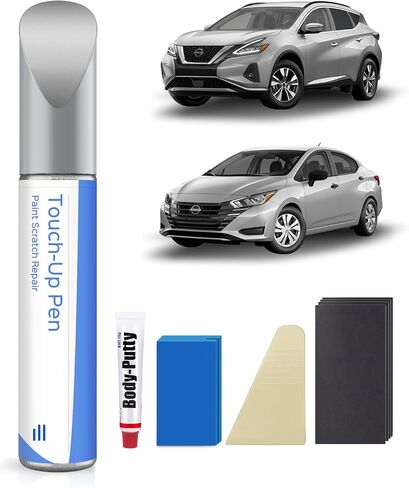 Glacier White/White(QAK) Touch Up Paint Repair Kit Compatible with Nissan - DIY Kit Exactly Matches Chips and Nicks in Kuwait