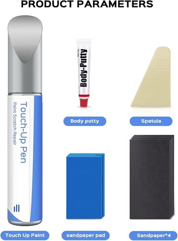 Glacier White/White(QAK) Touch Up Paint Repair Kit Compatible with Nissan - DIY Kit Exactly Matches Chips and Nicks in Kuwait