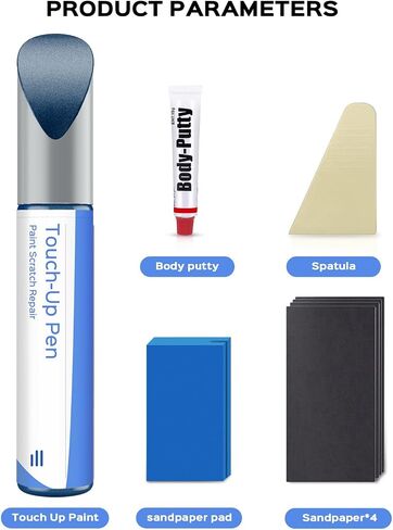 Glacier White/White(QAK) Touch Up Paint Repair Kit Compatible with Nissan - DIY Kit Exactly Matches Chips and Nicks in Kuwait