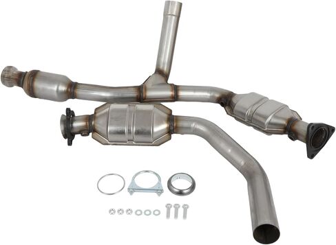 SCITOO 645159 محول حفاز مناسب لسيارة Chevy For Silverado 1500 2014-2018، لـ Suburban 2015-2020، لـ Tahoe 2015-2020، مناسب لـ GMC لـ Sierra 1500 2014-2018، لـ Yukon XL، 4.3L 5.3L، متوافق مع EPA in Saudi Arabia