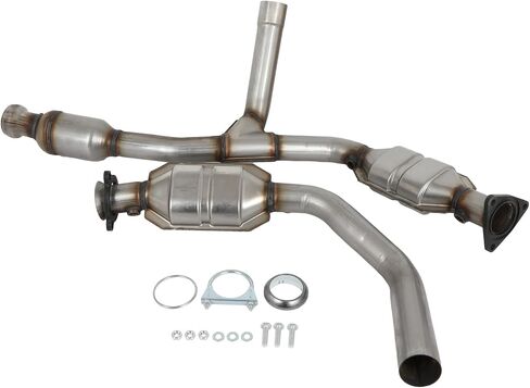 SCITOO 645159 محول حفاز مناسب لسيارة Chevy For Silverado 1500 2014-2018، لـ Suburban 2015-2020، لـ Tahoe 2015-2020، مناسب لـ GMC لـ Sierra 1500 2014-2018، لـ Yukon XL، 4.3L 5.3L، متوافق مع EPA in Saudi Arabia