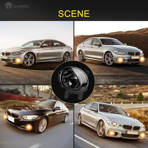 TangMiGe Fog Lights Lamps for 2012-2014 BMW 2 Series(F22, 220i 228i) / 3 Series(F30 F31 F34, 320i 325i 328i 328d 335i) / 4 Series(F32 F33 F36, 428i 435i) / M235i Accessories, 1 Pair, Smoke Lens in Kuwait
