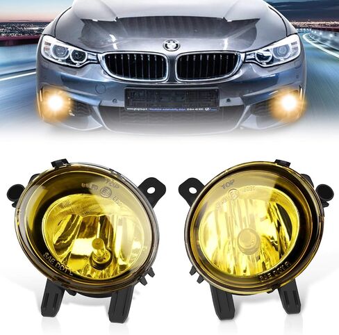 TangMiGe Fog Lights Lamps for 2012-2014 BMW 2 Series(F22, 220i 228i) / 3 Series(F30 F31 F34, 320i 325i 328i 328d 335i) / 4 Series(F32 F33 F36, 428i 435i) / M235i Accessories, 1 Pair, Smoke Lens in Kuwait