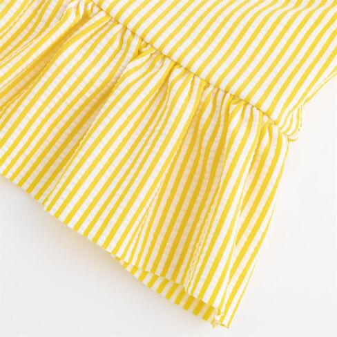 LIZENS Girls Two Piece Swimwear Striped Swimsuit for Kids Girls Swimsuit Tankini Set in Kuwait