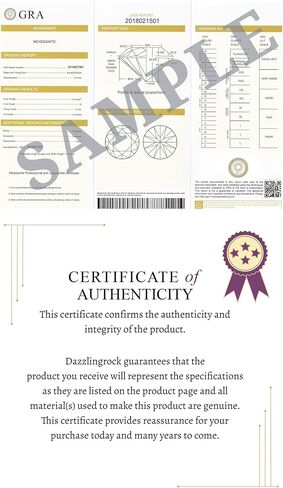 Dazzlingrock Collection 6 Prong Classic Solitaire Engagement Ring Round Moissanite or Lab Grown 1.00 Carat Diamond for Women in 925 Sterling Silver in Saudi Arabia