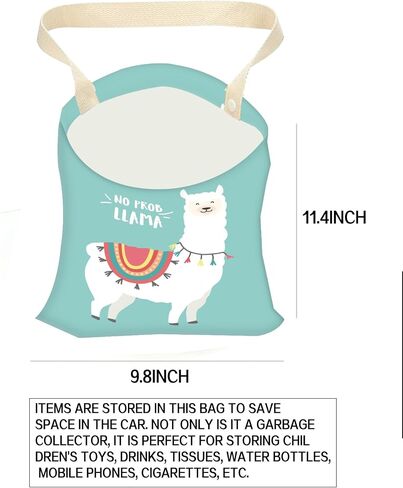 Car Garbage Can, Car Trash Bag, Car Garbage Bag, Hanging Car Trash Can for Car Accessories, Vehicle, Travelling, Camping, Cute Car Back Seat Organizer, White Black Cow Print in Kuwait