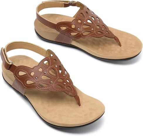 صنادل رياضية لتقويم العظام للسيدات صيفية قابلة للتعديل لتقويم العظام مع دعم للقوس in Kuwait