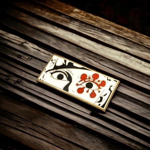 Tengen Pin Tengen uzui Pin Enamel Tengen enamel pin Tengen Tengen uzui cosplay tengen eye tengen uzui keychain tengen uzui figure anime pin glow in dark in Kuwait