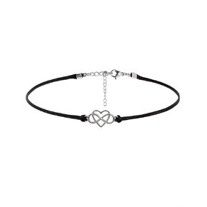Sacina Goth Infinity Heart choker, Goth Simple Choker for Women, Halloween Christmas New Year Jewelry Gift For Women