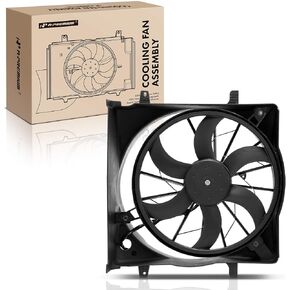 A-Premium Engine Radiator Cooling Fan Assembly Compatible with Select Jeep Models - Liberty 2004-2005 - Replace # 52080127AA, 55037691AA
