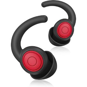 Ear Plugs for Sleeping, Noise Reduction Reusable Earplugs for Sleep, Hearing Protection Soft Comfy Silicone Ear Plugs for Concerts, Focus, Travel, Work, 33dB Noise Cancelling (BLACKGREY5)
