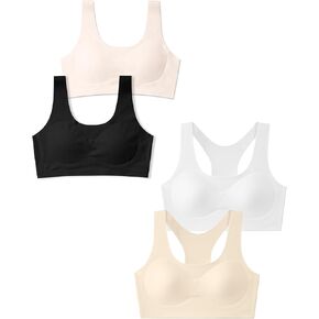 SALIA GIRL Training Bras for Girls + Girls Racerback Bras Bundle