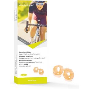 WoodyKnows Racer Nasal Dilator, Model 2024 Soft, Improves Sports Airflow, Nasal Congestion aid (Trial XS/S/M/L)