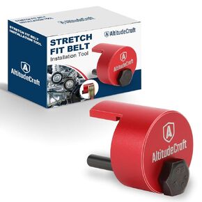 Stretch Belt Installation Tool, Professional Automotive Stretch Belt Tool for Easy Belt Removal and Installation