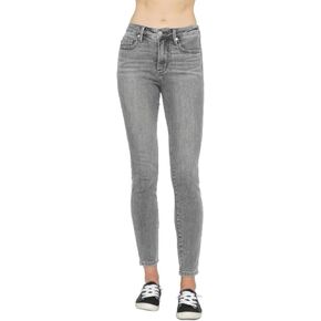 Judy Blue Mid Rise Tummy Control Shield Pocket Skinny Jeans 88862