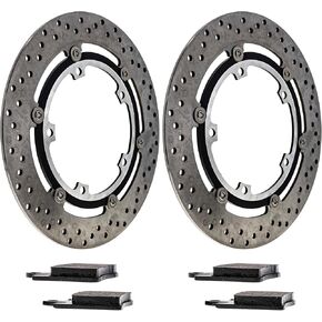 NICHE Front Brake Rotor Pad Kit Semi Metallic for Triumph Trophy 1215 T2022395 T2022165 T2028202 T2025056 T2021923