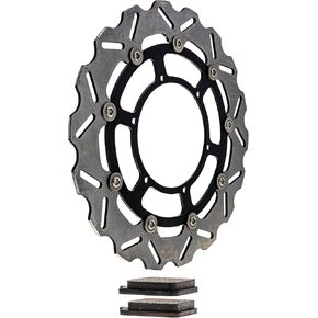 NICHE Front Left Brake Rotor Pad Semi Metallic Kit for KTM 690 SMC 61013030100 76513030000 75009060000 58309060000