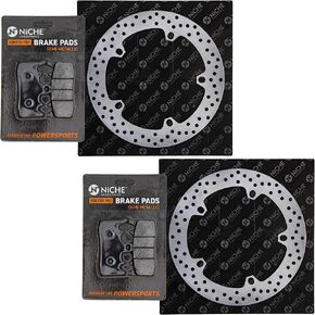 NICHE Front Brake Rotor Pad Semi Metallic Kit For BMW R1200RS 34118548028 34118526566 34117711427 34117713158