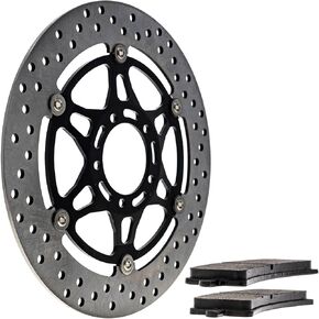 NICHE Front Right Brake Rotor Pad Semi Metallic Kit For Ducati Multistrada 1200 Diavel 61340901A 61340961A 49241011A