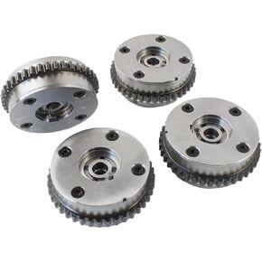 12626160 4pcs Exhaust Intake Camshaft Phaser Adjusters Fit for 2007-2016 Acadia 3.6L, Fit for 2012-2015 Impala 3.6L, Replace OE 12626160 12626161 12624464