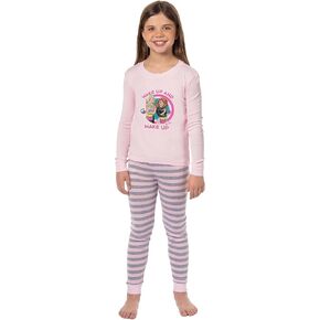 INTIMO Barbie Wake Up And Make Up Family 2 Piece Unisex Sleep Pajama Set