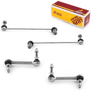 Metrix Premium Chassis Parts - 4 PC Front & Rear Sway Bar Stabilizer End Link Kit Fits 13-19 Ford Police Interceptor Utility, 11-19 Explorer, Replacement K750616 K750617 K750393 K750394 Made in Europe