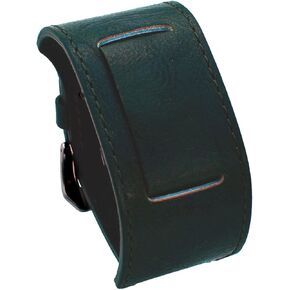 REV ITAL2DBS Casual Military Genuine Leather Cuff Replacement Band - 18 mm to 24 mm Lug Width Watches