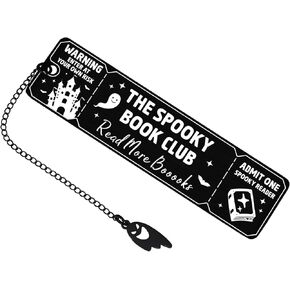 Christmas Gifts Horror Gifts for Women, Scream Gothic Spooky Bookmarks Gifts, Dark Romance Bookmark, Halloween Theme Bookmarks, Horror Movie Merchandise, Spooky Basket Stuffers for Her Him