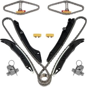 Timing Chain Kit Compatible With Ford F150 Mustang 2011-2015 5.0L 302CID COYOTE 50 Replace# BR3Z-6268-B, BR3Z-6268-A