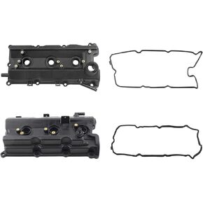 New Left & Right Engine Valve Covers Replacement For 350Z 2003-2006 G35 V6 3.5L VQ35DE Replaces 13264-AM610, 13264-AM600, 13270-8J112, 13270-8J102, 264-984, 264-985 (Set of 2)