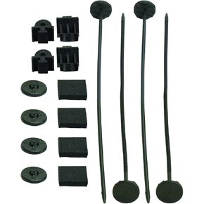 Autostyle Derale 16744 Plastic Rod Mounting Kit, Black