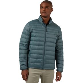 32 Degrees Heat Men's Ultra-Light Down Packable Jacket | Layering | Zippered Pockets | Water Repellent