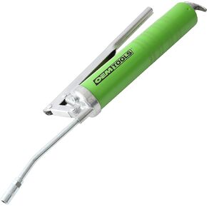 OEMTOOLS 87201 Lever Action Grease Gun, Manual Grease Gun, Auto Grease Gun, High Pressure Grease Gun, Grease Gun Coupler, 6 Inch Grease Gun Syringe
