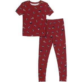 PajamaGram Snug Fit Kids PJs - Boy Pajamas and Girl Pajamas - Kids Cotton Pajamas - Short Sleeve Youth Pajamas Kids Pajama