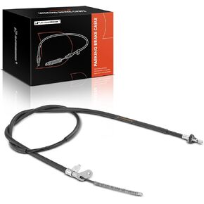 A-Premium Rear Passenger Side Parking Brake Cable Assembly Compatible with Nissan Models: Versa 2007-2012 - Replace# 36530EM30A
