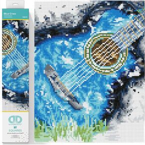 DIAMOND DOTZ ® - Crystal Shore، مثقاب كامل، Dotz مربع، مجموعات طلاء ماسي مربع، لوحة ماسية مربعة، مثقاب مربع للرسم الماسي، فن ماسي مربع، 11.02 بوصة × 6.14 بوصة