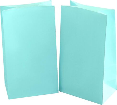 Party Favor Bag - 50 Pack Light Purple Lavender Lilac Color Paper Kraft Lunch Gift Treat Bags Ideal for Baby Shower, Birthday Party, Craft Projects, Gift Bags in Kuwait